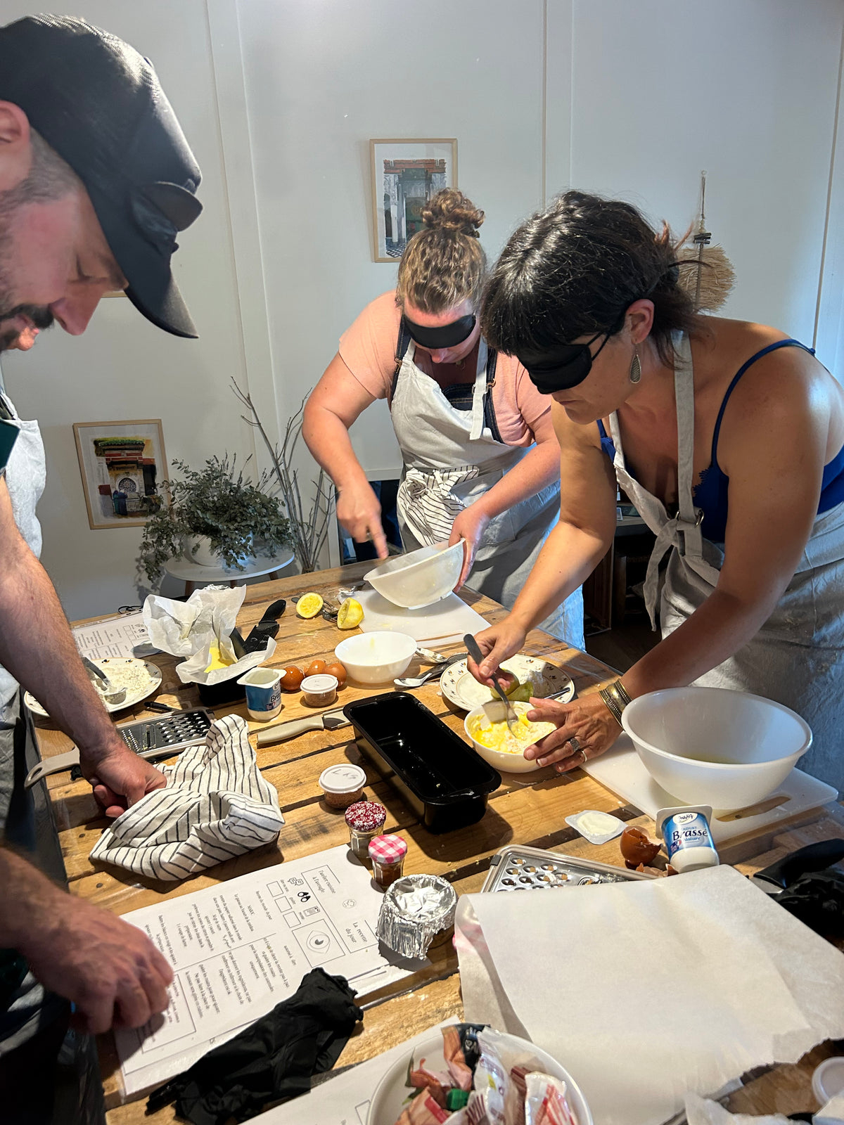 Atelier cuisine à l'aveugle - L'intuition comme guide