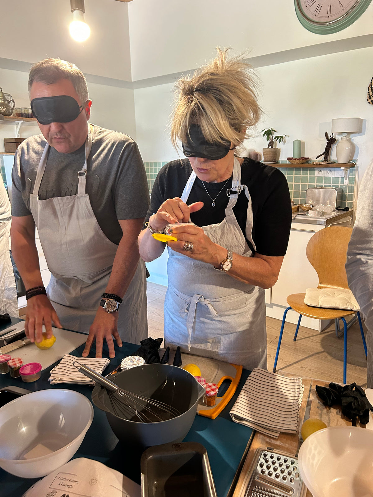 Atelier cuisine à l'aveugle - L'intuition comme guide